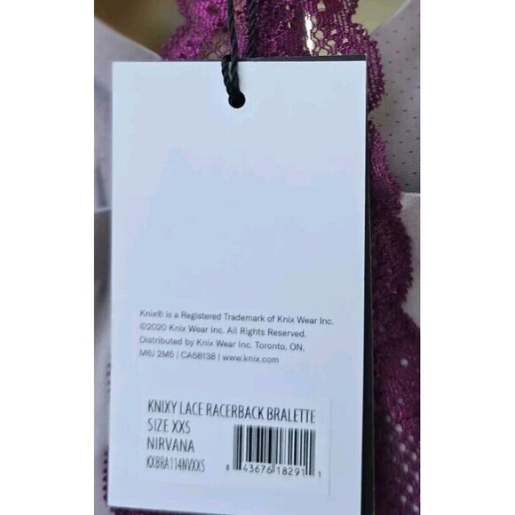 NWT Knix XXS Bra Pink Soft Wireless Back Closure - Picture 6 of 8